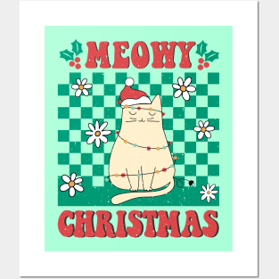 Meowy Christmas Posters and Art